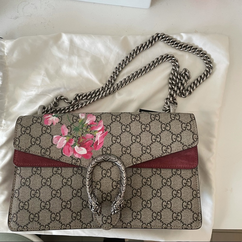 Gucci dionysus small GG blooms shoulder bag